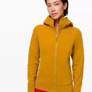 Lululemon Scuba Full Zip Golden Yellow Hoodie 6